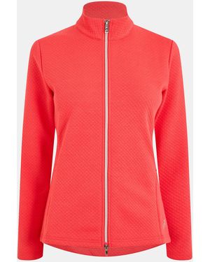 Calvin Klein Performance Moisture-Wicking Golf Jacket - Red