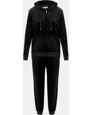 Miso Velour Tracksuit - Blue