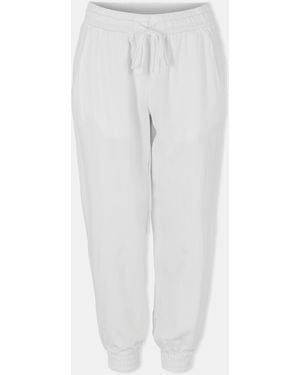 Bella Dahl Easy Closed Hem Jersey Joggers - White