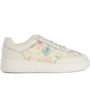 Dune Enolas Low-Top Trainers - Natural