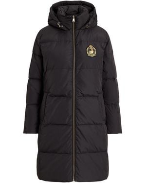 Ralph Lauren Real Quilted Medium Puffer Jacket - Black