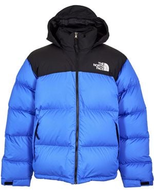 The North Face 1996 Retro Nuptse Goose Down Short Puffer Jacket - Blue