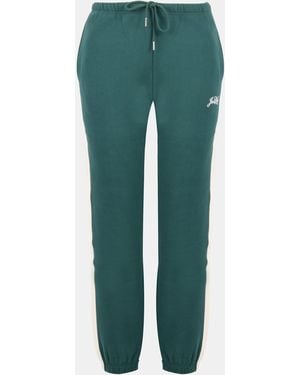 Jack Wills Script Cotton Mid Rise Joggers - Green