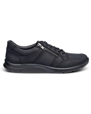 Hotter Finn Wide Fit Shoes - Blue