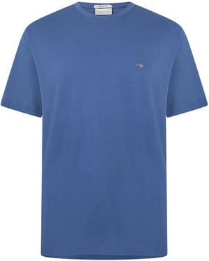 GANT Regular Fit Shield T-Shirt - Blue