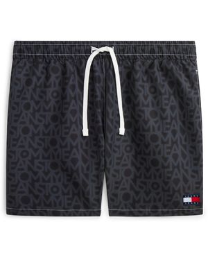 Tommy Hilfiger Tj Medium Drawstring Swim Shorts - Blue