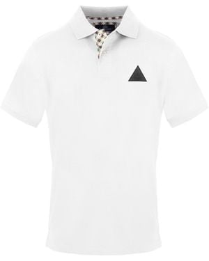Aquascutum Polo Short Sleeve Polo Shirt - White