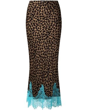 Never Fully Dressed Maeva Midi Skirt - Brown