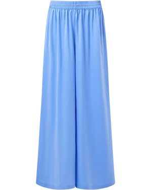 French Connection High Waist Wide Leg Trousers - Blue
