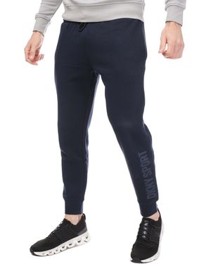 DKNY Tonal Logo Fleece Joggers - Blue