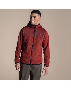 Craghoppers Telesto Insulated Hooded Fleece Jacket - Red