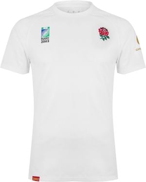Castore England Rugby Champions Shirt 2003 Adults - White