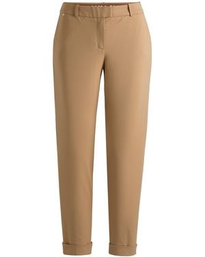 BOSS Tobaluka9 Straight Trousers - Natural