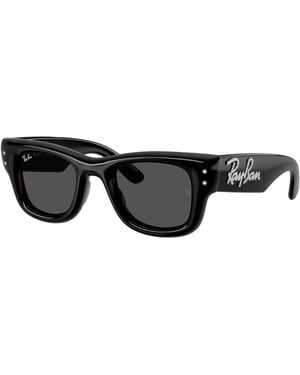 Ray-Ban Puffer Wayfarer Sunglasses - Black