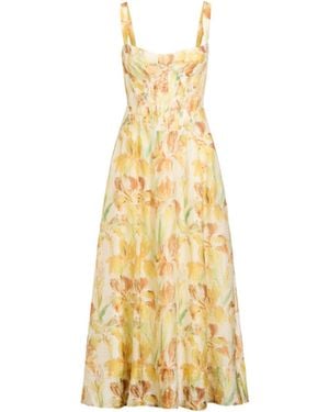 Bardot Adaline Long Midi Dress - Metallic