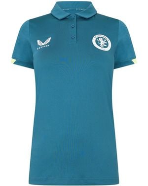 Castore Aston Villa Licensed Polo Shirt - Blue