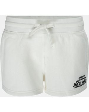 Jack Wills Bea Sweatshorts - White