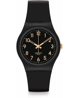 Swatch Core Analogue Quartz Watch - Black