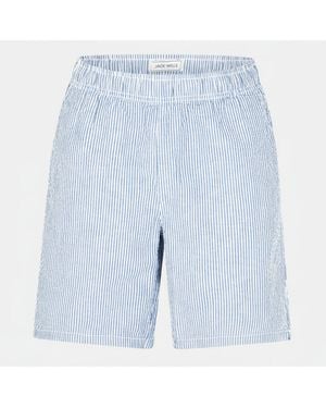 Jack Wills Stripe Shorts - Blue