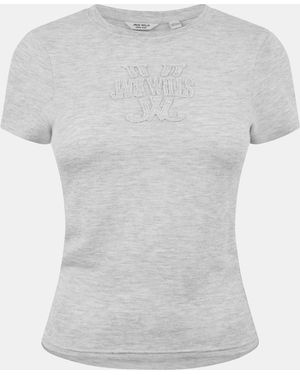 Jack Wills Slub Slim Fit T-Shirt - Grey
