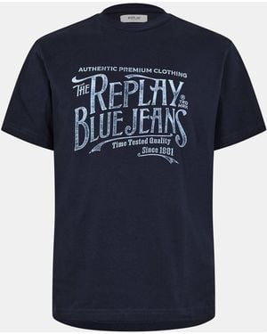 Replay Jeans T-Shirt - Blue