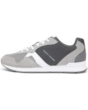 Tommy Hilfiger Runner Icon Mix Runners - Grey