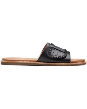 Clarks Maritime Flat Sandals - Brown
