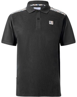 Aquascutum Aquact Check Shd Pol Sn64 - Black