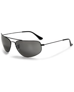 Ray-Ban 0Rb3778 Oval Sunglasses - Grey