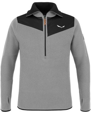 Salewa Sella Short-Sleeve Performance T-Shirt - Grey