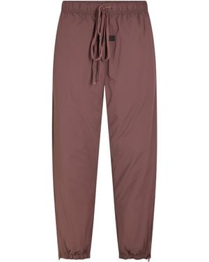 Fear Of God Open Hem Woven Tracksuit Joggers - Purple