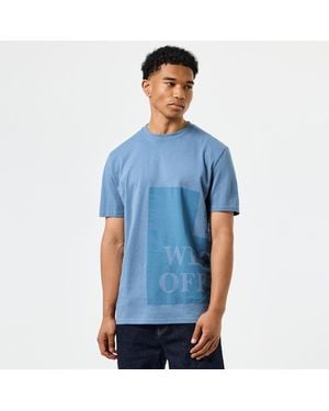 Weekend Offender Ryan Large Tonal Prison T-Shirt - Blue