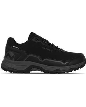 Gelert Softshell Waterproof Walking Shoes - Black