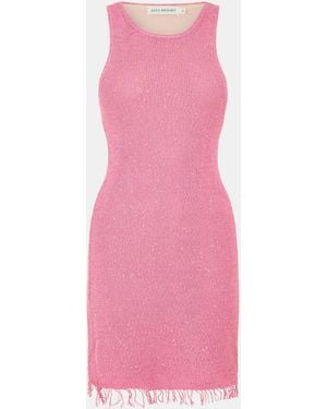 Asta Resort Natalia Tailored Stretch Mini Dress - Pink