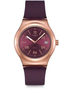 Swatch Sistem 51 Irony 52 52Mm Analogue Quartz Watch - Pink