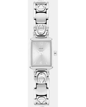 COACH Ladies Mara Stainless Steel Bracelet Watch - Metallic