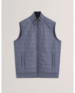 Ted Baker Quilted Gilet - Blue