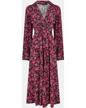 French Connection Jennifer Midi A-Line Dress - Red