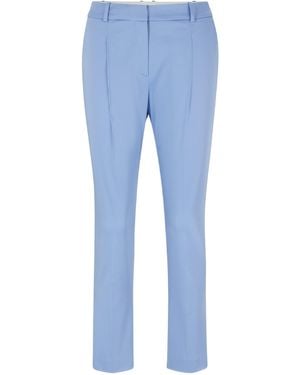 BOSS Tetida Pleated Trousers - Blue