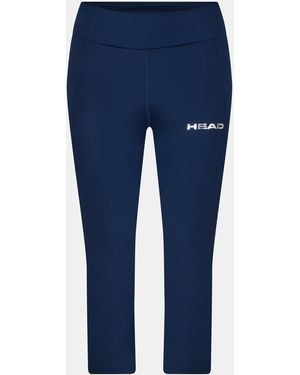 Head 3/4 Performance Baselayer Leggings - Blue