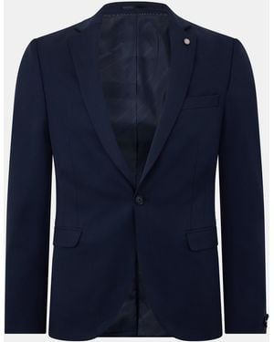 Twisted Tailor Ellroy Skinny Fit Jacket - Blue