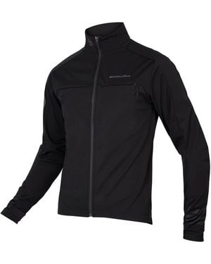 Endura Windchill Ii Windproof Long Sleeve Performance Cycling Jacket - Black