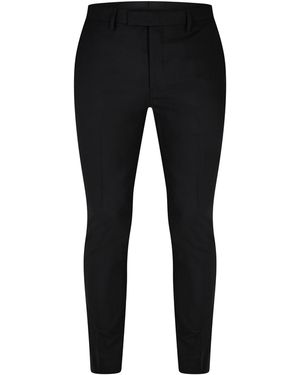 Without Prejudice Priory Skinny Fit Suit Trousers - Black