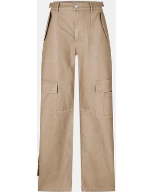 Mars the Label Zeda Cargo Trousers - Natural