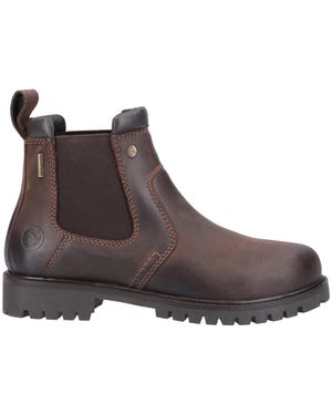 Cotswold Pamington Ankle Boots - Brown
