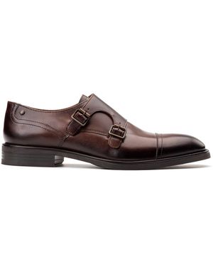 Base London Taper Monk Shoe - Brown