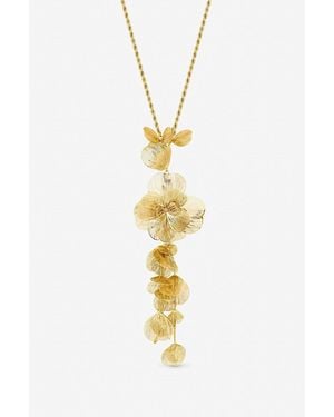 Mood Plated Buttefly Necklace - Metallic