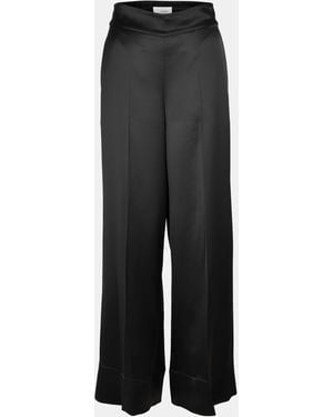 JOSEPH Sijon Wide Leg Trousers - Black