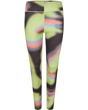 Diadora Flowers Performance Gym Leggings - Green