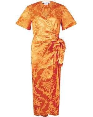 Never Fully Dressed Vienna Midi Dress - Orange